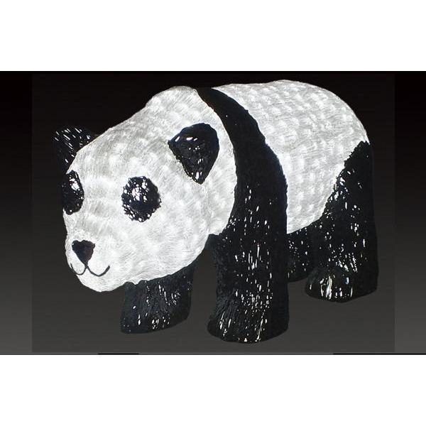 【イルミネーション】【大型商品】パンダ【A】【LED】【ぱんだ】【アニマル】【動物】【モチーフ】【クリスマス】【クリスタルグロー】【グロー】【電飾】【