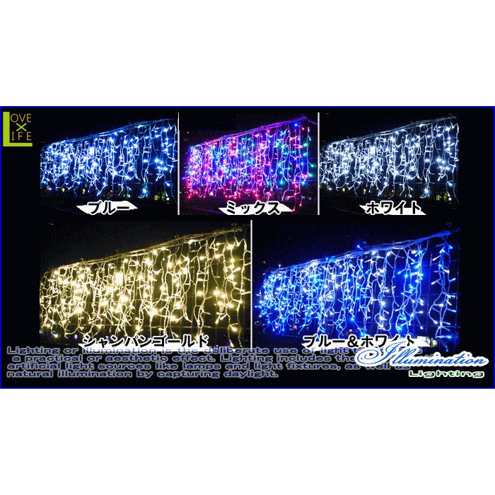 【20 】LEDカーテンライト【360球】【LED】【ナイアガラ】【川】ライトで覆い尽くせば美しく仕上がります♪【送料無料】【クリスマス】【イルミネー_1