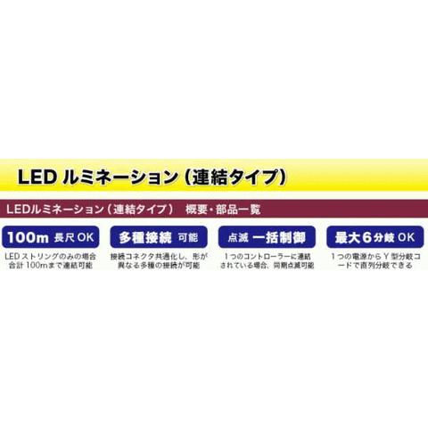 6zak817【ローボルト】LEDルミネーション（連結タイプ）　LEDモチーフ 二重星☆LEDイルミネーション　【LED】【送料無料】【クリスマス】【_2