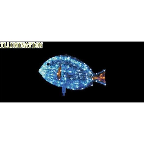 6zak892【LED】【イルミネーション】【大型商品】LEDクリスタルグロー ナンヨウハギ【サカナ】【海辺】【海】【深海】【アニマル】【モチーフ】【