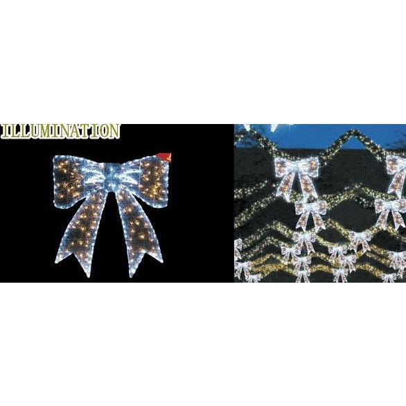 6zak903【LED】【イルミネーション】【大型商品】LEDクリスタル リボン【L】【プレゼント】【結び】【りぼん】【デザイン】【置物】【装飾】【バ