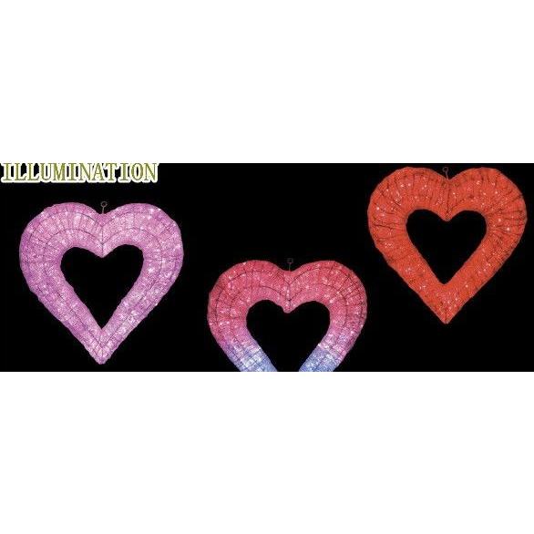 6zak906【LED】【照度】【大型商いもの】LED水晶 ハート形【分かりやすい】【優しいこと】【LOVE】【絵図面】【飾りつけ】【かざり付ける】【バレンタ 楽器、手芸、コレクション-その他テレビ、アニメ、キャラクターグッズ