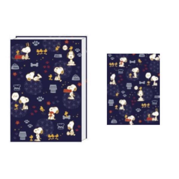 ツジ4722 098 日本製 スヌーピー Snoopy じゃばらノート チラシ ウッドストック 70周年 新作入荷 ピーナッツ 70th アニメ