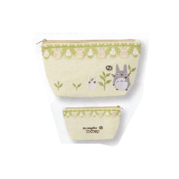 おまけ付 マル スタジオジブリ となりのトトロ ポーチ レーストトロ サツキ メイ トトロ 宮崎駿 ジブリ アニメ 映画 ケース Quran Unv Edu Sd