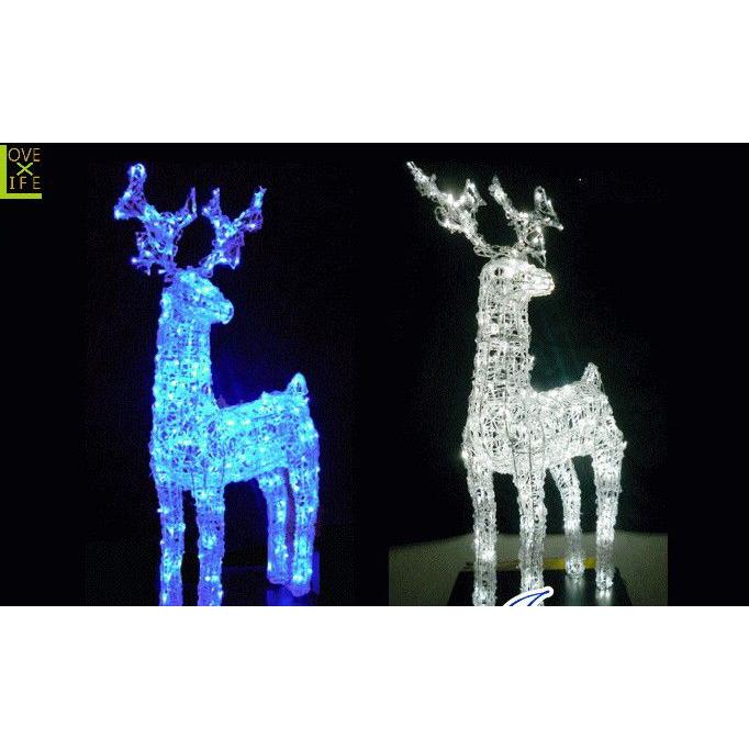 8zak724-1【照度】LED 水晶馴鹿【L】【ソーラー】【太陽光線】【飾りつけ】【立体】【題材】【明滅する光】【水晶】【アニマ テレビ、アニメ、キャラクターグッズ-コレクション、趣味