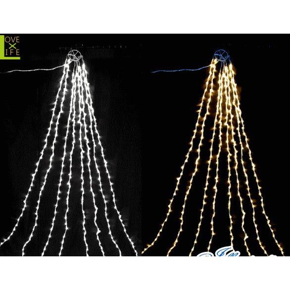 8zak758【20 】LED　ドレープライト【640球】【4ｍ】【LEDライト】【ドレープ】【ツリー】球数が増えてパワーアップ♪電球色の暖かい光と大
