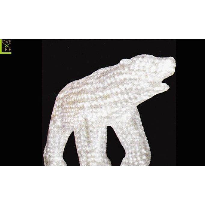 8zak865【LEDモチーフ】【20 】LED クリスタル 白クマ【D】【ベアー】【3D】ハイクオリティーシリーズのくまさん♪全身にコーティング加工