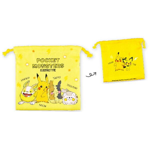 ティpm de ポケットモンスター フラット巾着 でんきタイプ ピカチュウ ポケモン ゲーム アニメ 映画 テレビ 巾着 きん 93zak749ms いしだ屋 通販 Yahoo ショッピング