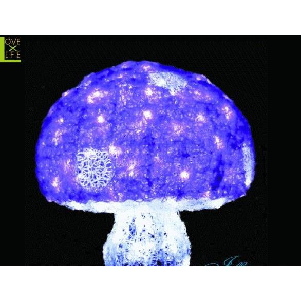9zak225【20 】クリスタル キノコ パープル【Lサイズ】【LED】【きのこ】【野菜】【童話】今年の新作キノコシリーズ！カラーもデザインも豊富で