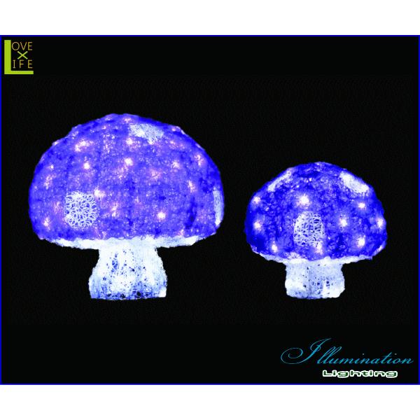 9zak225【20 】クリスタル キノコ パープル【Lサイズ】【LED】【きのこ】【野菜】【童話】今年の新作キノコシリーズ！カラーもデザインも豊富で_1