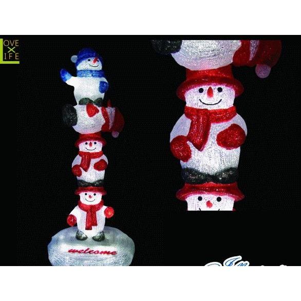 9zak235【20 】スノーマン タワー【雪だるま】【雪】【ビッグ】【スノーマン】ビッグサイズのスノーマンタワー！ツリーの代わりに今年はタワー♪【2