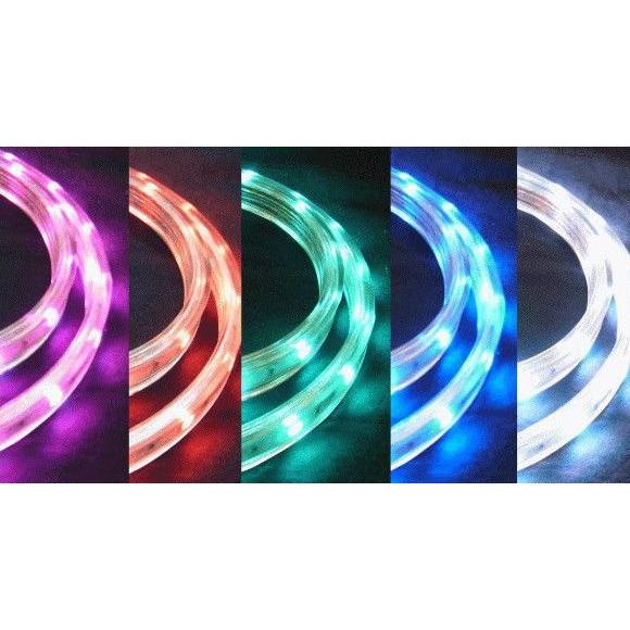 9zak325【20 】LED チューブライト【レインボー】【角型】【50M】【ロープライト】【LED】【チューブ】【ライン】ロープライトの改良版！角