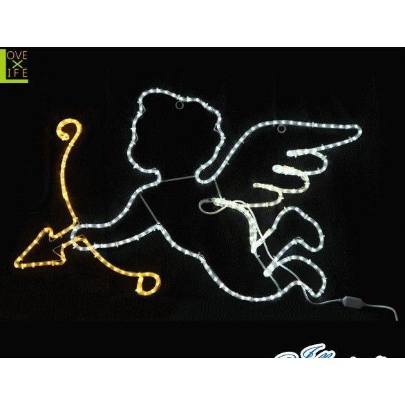 9zak337【20 】LED エンジェル【天使】【エンジェル】【LED】【キューピット】天使がハートを狙っているワンシーン！かわいいです♪【送料無料