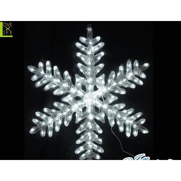 9zak347【20 】LED クリスタルスノーフレーク【120cm】【雪】【結晶】【スノー】【LED】でっかい雪の結晶が登場！見るからにヒンヤリしそ