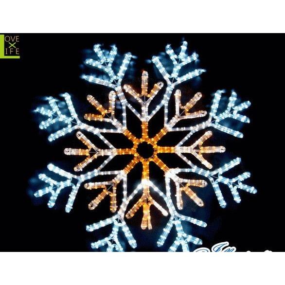 9zak350【20 】LED スノーフレーク【白・黄色】【雪】【結晶】【スノー】【LED】重なり合った色合いが美しく冬の到来をお知らせします♪【送料