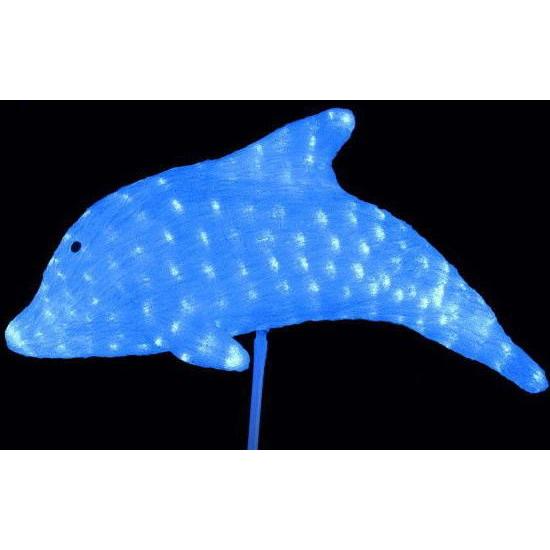 9zak371【20 】LED イルカ【動物】【3D】【立体】【アニマル】【海】【LED】イルカの新作！今回はポールで立てるタイプ！飛び跳ねを表現♪【