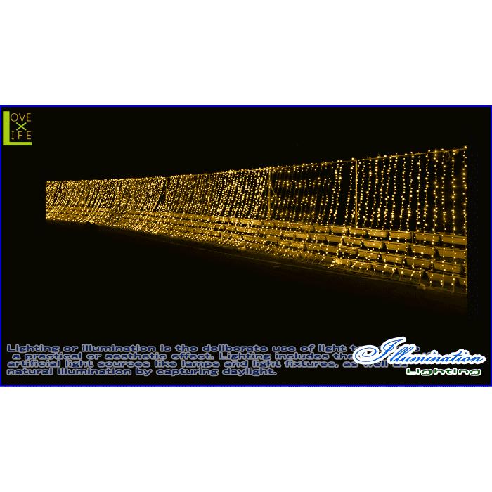 c219【20 】LEDカーテンライト【720球】【LED】【ナイアガラ】【川】ライトで覆い尽くせば美しく仕上がります♪【送料無料】【クリスマス】【イ_2
