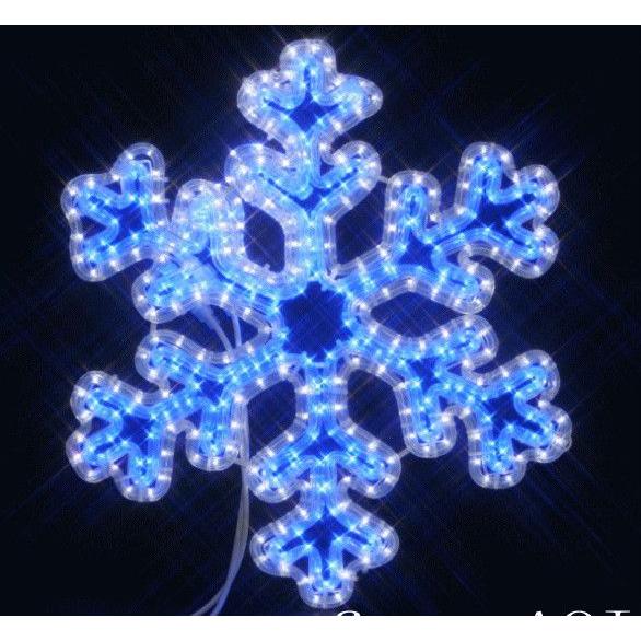 c40-1LEDダブルカラースノーフレーク