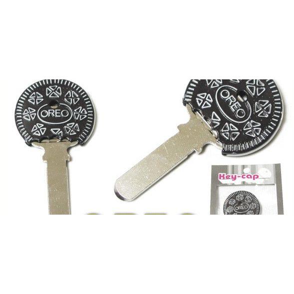 cap002OREO オレオ キーキャップ （鍵カバー） サクっとかじったオレオ