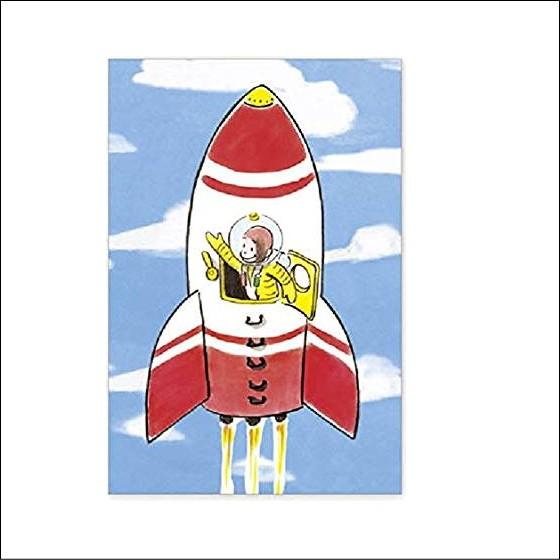 おさるのジョージ ポストカード ロケット 手紙 絵はがき ひとまねこざる グッズ キャラ 絵本 アニメ かわい メール便等送料無料 Is29 162s いしだ屋 通販 Yahoo ショッピング