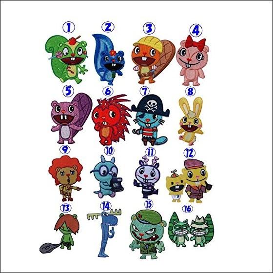 ハッピーツリーフレンズ フレイキー Flaky Happy Tree Friends 人気のワッペン アイロンパッチ を集め 雑貨 インテリア Is4 369 いしだ屋 通販 Yahoo ショッピング