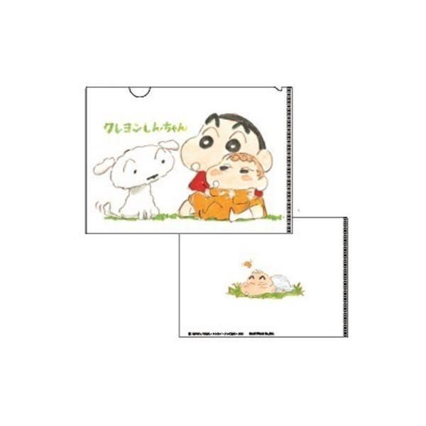 日本製 クレヨンしんちゃん クリアファイル ほのぼの しんちゃん しんのすけ クリアファイル テレビ ファ 実物 アニメ 漫画 映画