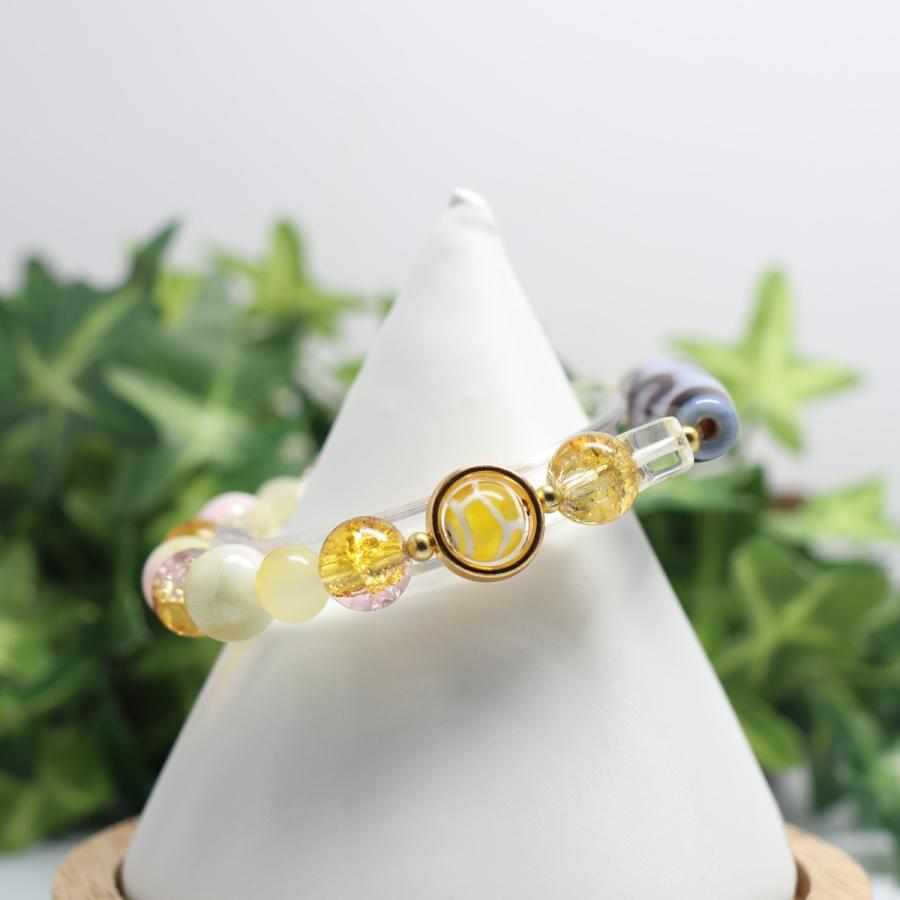 ロードナイトと水蓮花天珠一点物