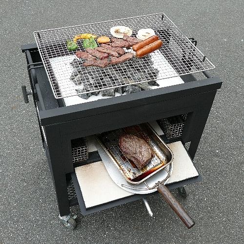 ピザ窯付きバーベキュー炉 初号機とピールセット 国産 キャンプ