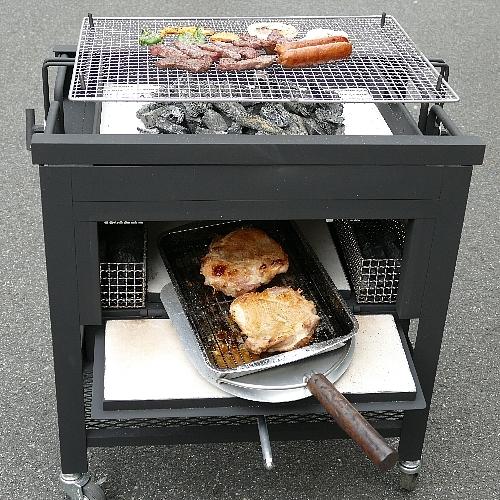 ピザ窯付きバーベキュー炉 初号機とピールセット 国産 キャンプ