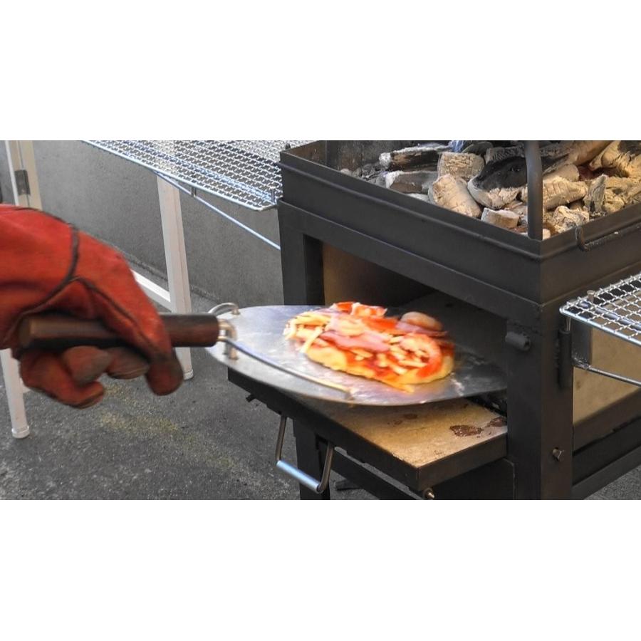 オリジナル ピザピールショート ピザパドル ピザショベル バーベキュー