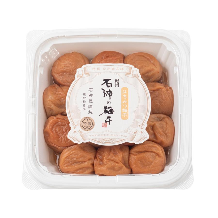 【石神邑 紀州南高梅】はちみつ梅干 [塩分5％]ペット容器 800g |  | 01
