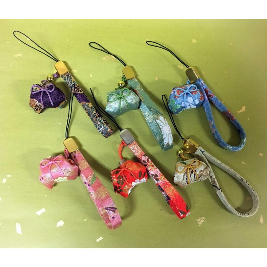 匂い袋 香り携帯ストラップ ビニール入 箱なし にほひ袋 京都三条 石黒