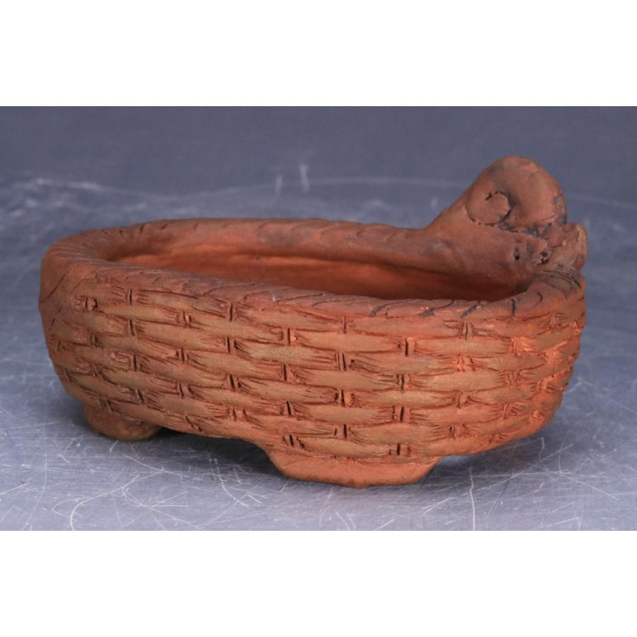 嵐山 楕円 カゴ 盆栽鉢 bh22042210.jpg 嵐山 楕円 カゴ 盆栽鉢