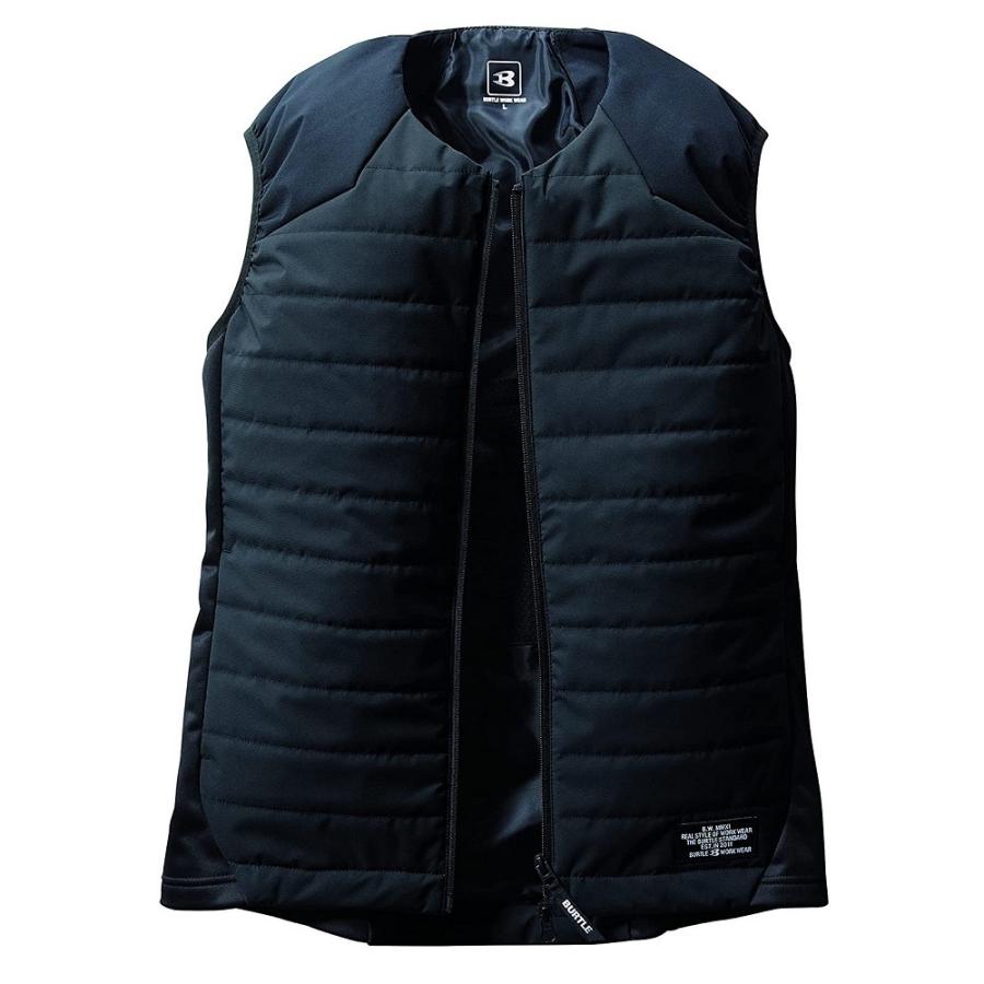 BURTLE（バートル） ヒーターベスト 3214 ブラック M〜XL サーモ