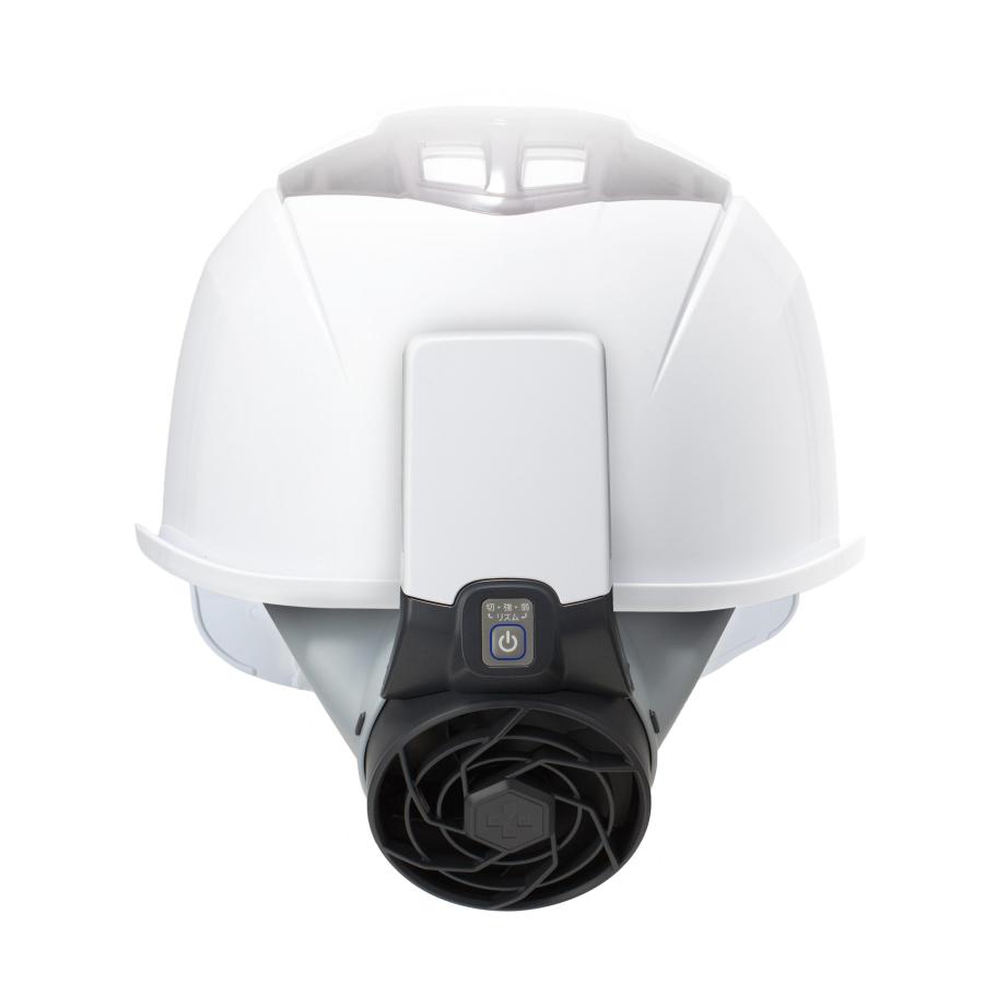 トーヨーセフティー ヘルメット取付式送風機 Windy V No.7707