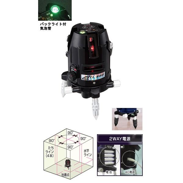 ムラテックKDS 高輝度レーザー墨出器 ATL-600RVSA EX 水平