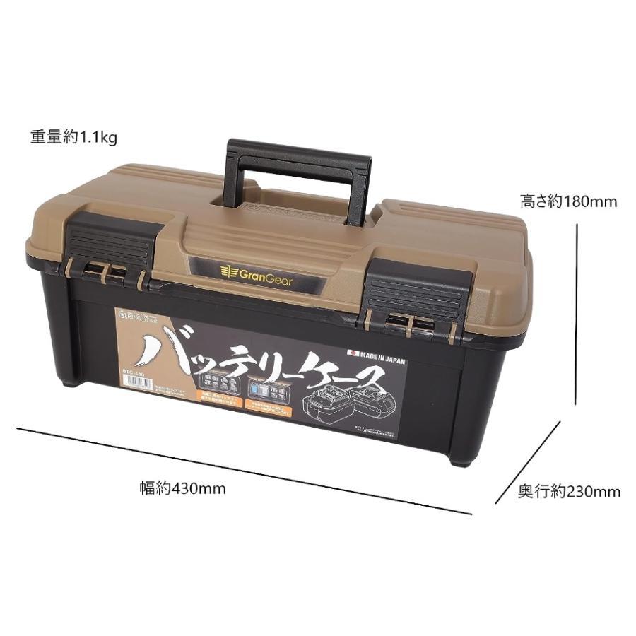 リングスター × GranGear バッテリーケース BTC-430 デザートカラー/ブラック : 石田金物 - 通販 - Yahoo!ショッピング
