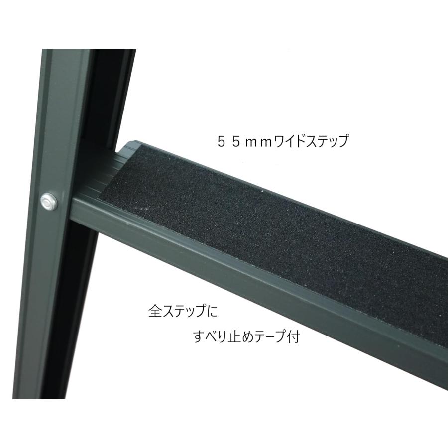 高儀（TAKAGI） アルインコ × GranGear はしご兼用脚立 GPRS-120 4尺