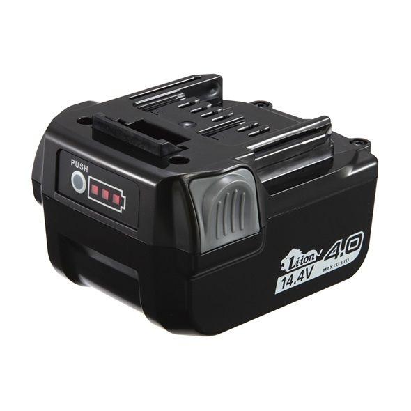 MAX リチウムイオン電池パック JP-L91440A【リライズ野田愛宕店】【店頭取引限定】【未使用品】管理番号 ITRZUOML2JIA マックス（MAX） リチウムイオン電池 14.4V 4.0Ah JP-L91440A : 石田