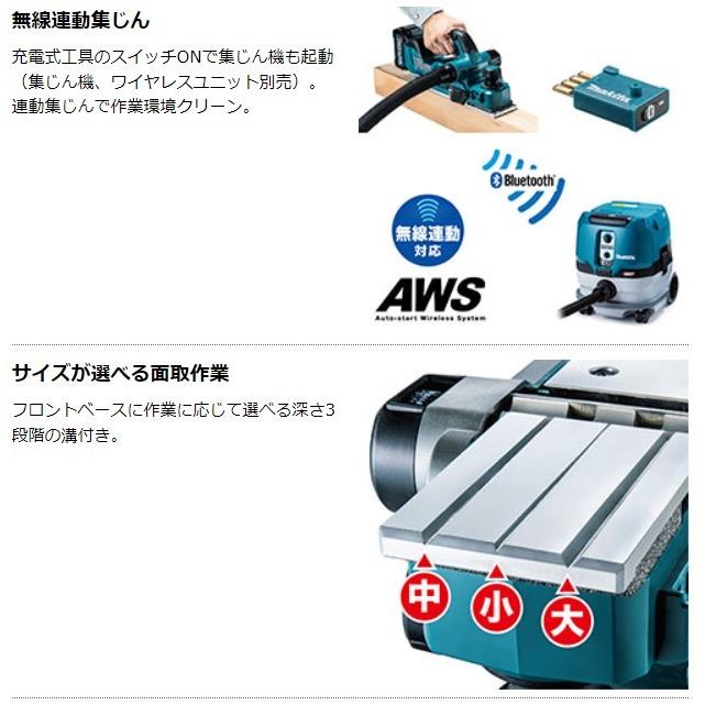 マキタ 40Vmax 82mm充電式カンナ KP001GRDX (バッテリBL4025×2本 マキタ 40Vmax 82mm充電式カンナ KP001GRDX (バッテリBL4025×2本