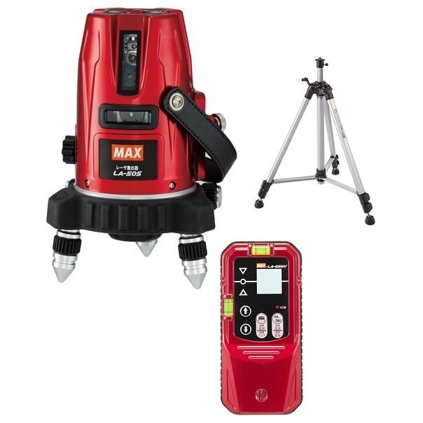 MAX レーザ墨出器 LA-505 マックス（MAX） レーザ墨出器 ジンバル式 LA-505-DTセット XB91886