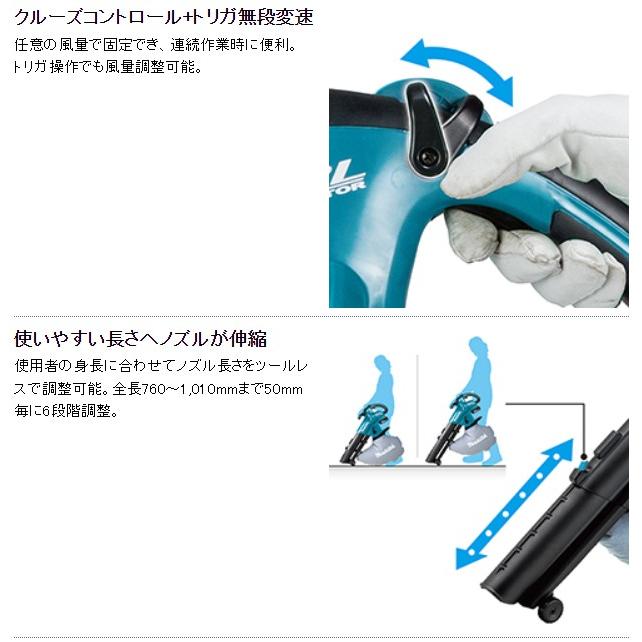 マキタ 18V 充電式ブロワ集じん機 MUB187DWF (バッテリBL1830B×1 マキタ 18V 充電式ブロワ集じん機 MUB187DWF (バッテリBL1830B×1