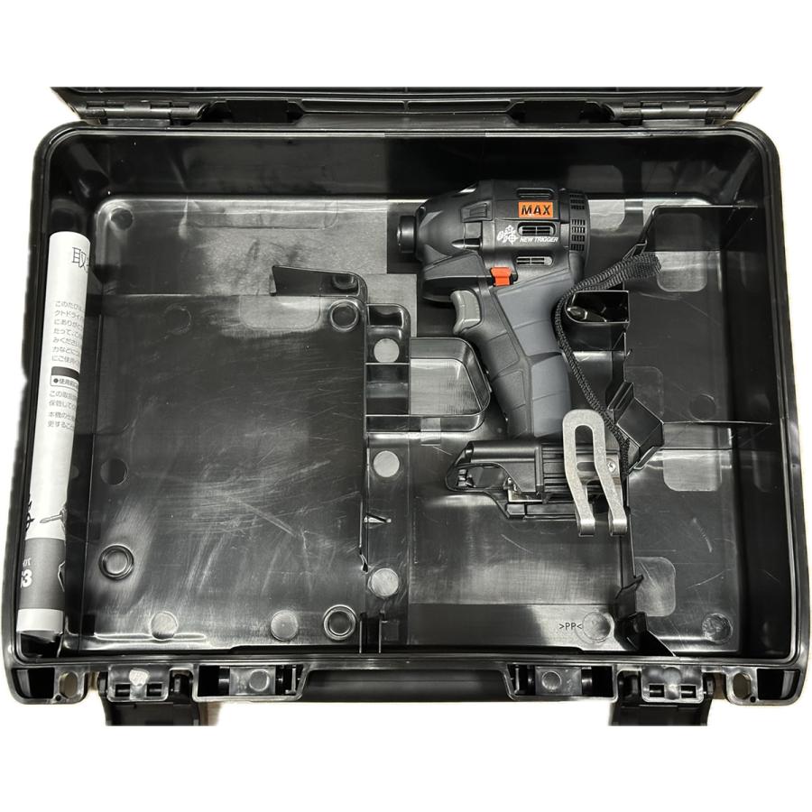 【中古】MAX　充電式ブラシレスインパクトドライバ　型番:PJ-ID143-B2C【フライズ佐賀店】 マックス（MAX） 充電式インパクトドライバ PJ-ID153 R赤 K黒 -B2C