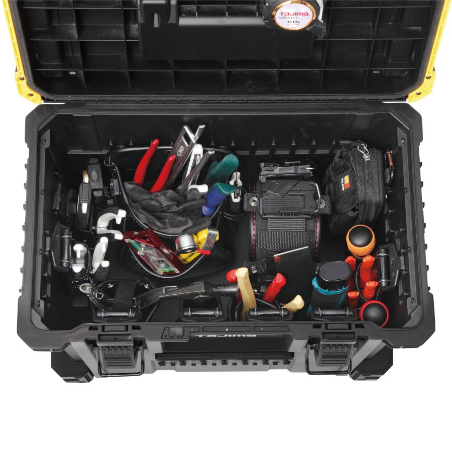 TAJIMA TB-TBOX 大型防水ボックス 1個 楽天市場】タジマ TB-TBOX セフツ−ルボックス 頑丈・荷崩れしないセフ