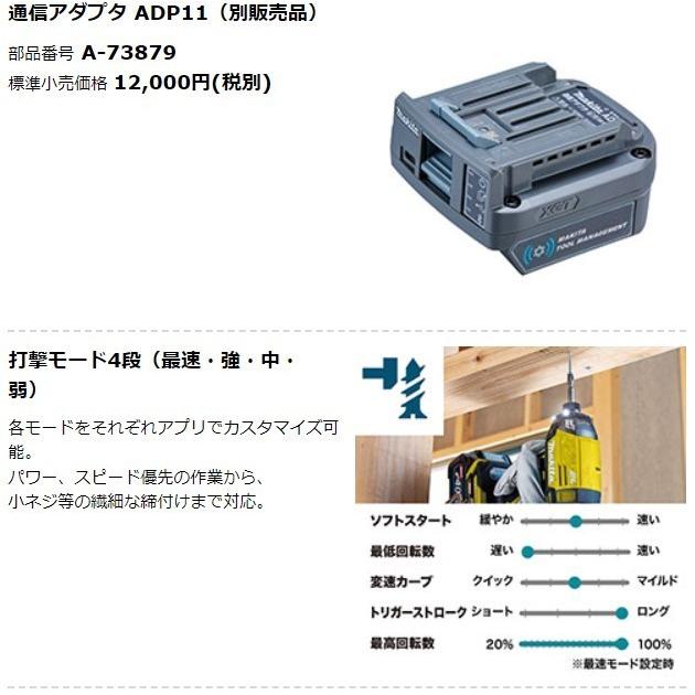 マキタ（makita） 40Vmax 充電式インパクトドライバ TD002GDXFY