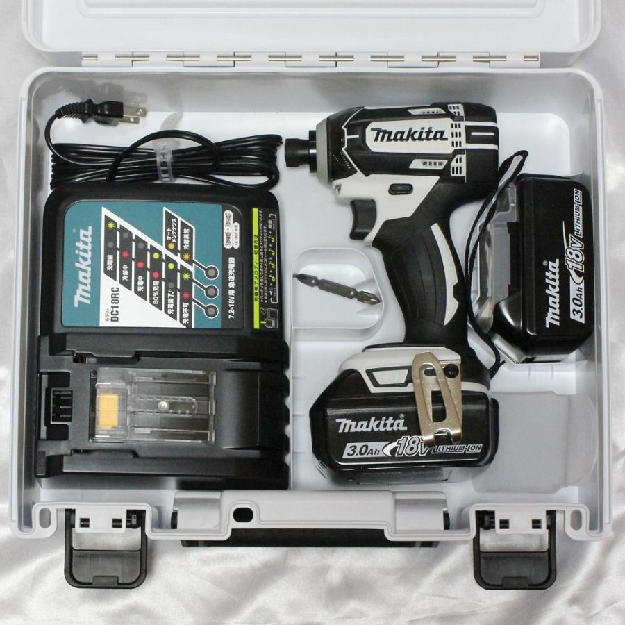 マキタ 充電式インパクトドライバ TD149DRFXW 18V 3.0Ah バッテリー2個付