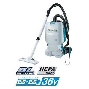マキタ　充電式背負いクリーナー　18V+18V→36V　VC660DZ　本体のみ+パワーソースキット1　A-61226(BL1860Bバッテリ2個+2口急速充電器+ケース)