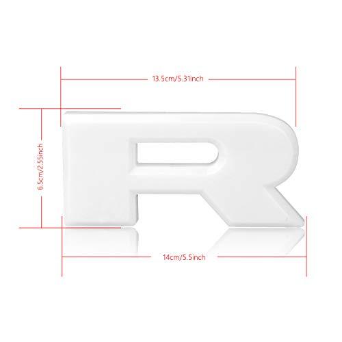 当日発送品 R-A-M LEDライトセット ホワイト Dodge Ram 1500 フロントグリルグリル 2013-2018 (G104 ram LED ホワイトライト)