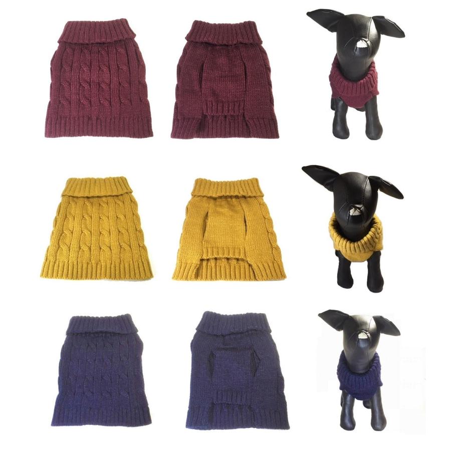 安い割引 Buster Amp Beau 犬用セーター 秋冬の防寒に チャールトン ケーブルニット 英国ハッピーペット社製 Lサイズ Wantannas Go Id