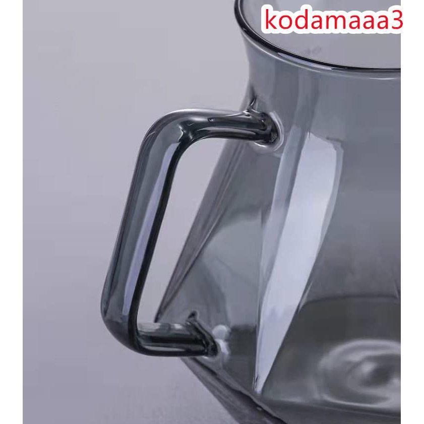 コーヒードリッパー コーヒードリッパーセットコーヒーサーバー 木製ホルダー耐熱ガラス ハンドドリップ ダイヤモンド２?４人分 400ml 600ml | ブランド登録なし | 04